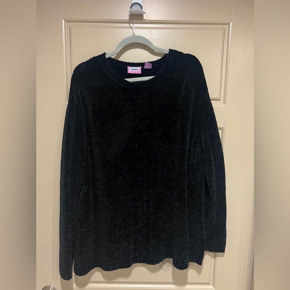 Vintage oversized black sweater